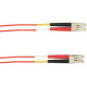 Black Box 5-m, LC-LC, 50-Micron, Multimode, PVC, Red Fiber Optic Cable - 16.40 ft Fiber Optic Network Cable for Network Device - First End: 1 x LC Male Network - Second End: 1 x LC Male Network - 128 MB/s - 50/125 &micro;m - Red - TAA Compliance FOCMR