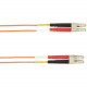 Black Box 1-m, LC-LC, 62.5-Micron, Multimode, PVC, Orange Fiber Optic Cable - 3.28 ft Fiber Optic Network Cable for Network Device - First End: 2 x LC Male Network - Second End: 2 x LC Male Network - Patch Cable - Shielding - Orange FOCMR62-001M-LCLC-OR