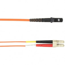 Black Box 10-m, LC-MTRJ, 62.5-Micron, Multimode, Plenum, Orange Fiber Optic Cable - 32.81 ft Fiber Optic Network Cable for Network Device - First End: 1 x LC Male Network - Second End: 1 x MT-RJ Male Network - 128 MB/s - 62.5/125 &micro;m - Orange FOC