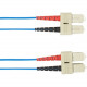 Black Box 10-m, SC-SC, 50-Micron, Multimode, PVC, Blue Fiber Optic Cable - 32.81 ft Fiber Optic Network Cable for Network Device - First End: 1 x SC Male Network - Second End: 1 x SC Male Network - 128 MB/s - 50/125 &micro;m - Blue FOCMR50-010M-SCSC-B
