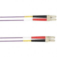 Black Box Colored Fiber OM1 62.5/125 Multimode Fiber Optic Patch Cable - OFNR PVC - 9.84 ft Fiber Optic Network Cable for Network Device - First End: 2 x LC Male Network - Second End: 2 x LC Male Network - 10 Gbit/s - Patch Cable - Riser, CMR, OFNR - 62.5