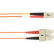 Black Box Duplex Fiber Optic Patch Network Cable - 19.69 ft Fiber Optic Network Cable for Network Device - First End: 2 x SC Male Network - Second End: 2 x SC Male Network - 1 Gbit/s - Patch Cable - 62.5/125 &micro;m - Orange - TAA Compliant FOCMR62-0