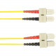 Black Box 1-m, SC-SC, 62.5-Micron, Multimode, Plenum, Yellow Fiber Optic Cable - 3.28 ft Fiber Optic Network Cable for Network Device - First End: 1 x SC Male Network - Second End: 1 x SC Male Network - 128 MB/s - 62.5/125 &micro;m - Yellow FOCMP62-00
