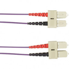 Black Box Colored Fiber OM1 62.5/125 Multimode Fiber Optic Patch Cable - OFNR PVC - 22.97 ft Fiber Optic Network Cable for Network Device - First End: 2 x SC Male Network - Second End: 2 x SC Male Network - 1 Gbit/s - Patch Cable - OFNR, Riser - 62.5/125 