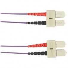 Black Box Colored Fiber OM1 62.5/125 Multimode Fiber Optic Patch Cable - OFNR PVC - 32.81 ft Fiber Optic Network Cable for Network Device - First End: 2 x SC Male Network - Second End: 2 x SC Male Network - 10 Gbit/s - Patch Cable - OFNR, Riser - 62.5/125