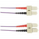 Black Box Colored Fiber OM1 62.5/125 Multimode Fiber Optic Patch Cable - OFNR PVC - 32.81 ft Fiber Optic Network Cable for Network Device - First End: 2 x SC Male Network - Second End: 2 x SC Male Network - 10 Gbit/s - Patch Cable - OFNR, Riser - 62.5/125