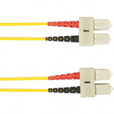 Black Box Duplex Fiber Optic Patch Network Cable - Fiber Optic for Network Device - 128 MB/s - Patch Cable - 19.69 ft - 2 x SC Male Network - 2 x SC Male Network - 50/125 &micro;m - Yellow - TAA Compliant FOCMR50-006M-SCSC-YL