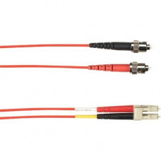 Black Box 3-m, ST-LC, 62.5-Micron, Multimode, PVC, Red Fiber Optic Cable - 9.84 ft Fiber Optic Network Cable for Network Device - First End: 1 x ST Male Network - Second End: 1 x LC Male Network - 128 MB/s - 62.5/125 &micro;m - Red - TAA Compliance FO