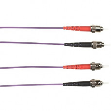 Black Box 10-m, ST-ST, 62.5-Micron, Multimode, PVC, Violet Fiber Optic Cable - 32.81 ft Fiber Optic Network Cable for Network Device - First End: 1 x ST Male Network - Second End: 1 x ST Male Network - 128 MB/s - 62.5/125 &micro;m - Violet FOCMR62-010