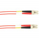 Black Box Duplex Fiber Optic Patch Network Cable - 65.62 ft Fiber Optic Network Cable for Network Device - First End: 2 x LC Male Network - Second End: 2 x LC Male Network - 128 MB/s - Patch Cable - 62.5/125 &micro;m - Red - TAA Compliant FOCMR62-020M
