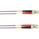 Black Box Duplex Fiber Optic Patch Network Cable - 65.62 ft Fiber Optic Network Cable for Network Device - First End: 2 x LC Male Network - Second End: 2 x LC Male Network - 1 Gbit/s - Patch Cable - 62.5/125 &micro;m - Violet - TAA Compliant FOCMR62-0