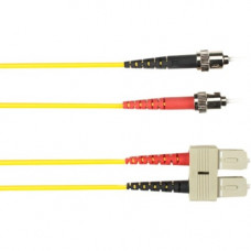 Black Box 3-m, ST-SC, 62.5-Micron, Multimode, PVC, Yellow Fiber Optic Cable - 9.84 ft Fiber Optic Network Cable for Network Device - First End: 1 x ST Male Network - Second End: 1 x SC Male Network - 128 MB/s - 62.5/125 &micro;m - Yellow FOCMR62-003M-