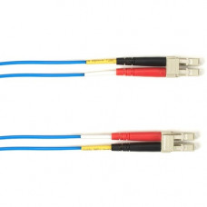 Black Box OM4 50/125 Multimode Fiber Optic Patch Cable OFNR PVC LC-LC BL 2M - 6.50 ft Fiber Optic Network Cable for Network Device - First End: 2 x LC Male Network - Second End: 2 x LC Male Network - 40 Gbit/s - Patch Cable - OFNR - 50/125 &micro;m - 