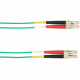 Black Box Fiber Optic Patch Network Cable - 9.84 ft Fiber Optic Network Cable for Network Device - First End: 2 x LC Male Network - Second End: 2 x LC Male Network - 10 Gbit/s - Patch Cable - 50/125 &micro;m - Green - TAA Compliant FOCMRM4-003M-LCLC-G