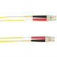 Black Box Fiber Optic Patch Network Cable - 9.84 ft Fiber Optic Network Cable for Network Device - First End: 2 x LC Male Network - Second End: 2 x LC Male Network - 10 Gbit/s - Patch Cable - 50/125 &micro;m - Yellow - TAA Compliant FOCMRM4-003M-LCLC-