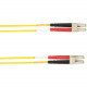 Black Box Colored Fiber OM4 50-Micron Multimode Fiber Optic Patch Cable - Duplex, PVC - 16.40 ft Fiber Optic Network Cable for Network Device - First End: 2 x LC Male Network - Second End: 2 x LC Male Network - 10 Gbit/s - Patch Cable - 50/125 &micro;