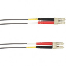 Black Box Colored Fiber OS2 9-Micron Singlemode Fiber Optic Patch Cable - Duplex, PVC - 3.28 ft Fiber Optic Network Cable for Network Device - First End: 2 x LC Male Network - Second End: 2 x LC Male Network - 1 Gbit/s - Patch Cable - Shielding - 9/125 &a