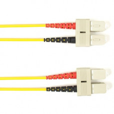 Black Box Fiber Optic Duplex Patch Network Cable - 9.80 ft Fiber Optic Network Cable for Network Device - First End: 2 x SC Male Network - Second End: 2 x SC Male Network - 10 Gbit/s - Patch Cable - LSZH - 62.5/125 &micro;m - Yellow - TAA Compliant FO