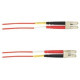 Black Box Colored Fiber OS2 9/125 Singlemode Fiber Optic Patch Cable - OFNR PVC - 9.84 ft Fiber Optic Network Cable for Network Device - First End: 2 x LC Male Network - Second End: 2 x LC Male Network - 10 Gbit/s - Patch Cable - OFNR, Riser, CMR - 9/125 