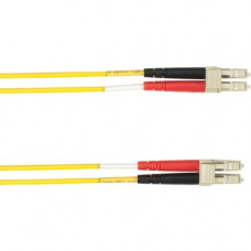 Black Box Duplex Fiber Optic Patch Network Cable - 19.69 ft Fiber Optic Network Cable for Network Device - First End: 2 x LC Male Network - Second End: 2 x LC Male Network - 1 Gbit/s - Patch Cable - 9/125 &micro;m - Yellow - TAA Compliant - TAA Compli
