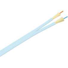 Panduit Fiber Optic Network Cable - 8202.10 ft Fiber Optic Network Cable for Network Device - 1.25 GB/s - Aqua - 1 Pack - TAA Compliance FOIPX02Y