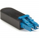 Black Box Fiber Optic Loopback - OS1, Singlemode - 2 x LC Male - Blue FOLB50S1-LC
