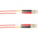 Black Box Colored Fiber OM3 50-Micron Multimode Fiber Optic Patch Cable - Duplex, LSZH - 9.84 ft Fiber Optic Network Cable for Network Device - First End: 2 x LC Male Network - Second End: 2 x LC Male Network - 1.25 GB/s - Patch Cable - 50/125 &micro;