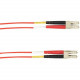 Black Box Colored Fiber OM4 50/125 Multimode Fiber Optic Patch Cable - OFNP Plenum - 16.40 ft Fiber Optic Network Cable for Network Device, Switch, Security Device - First End: 2 x LC Male Network - Second End: 2 x LC Male Network - 10 Gbit/s - Patch Cabl