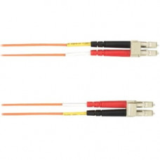 Black Box Colored Fiber OM2 50/125 Multimode Fiber Optic Patch Cable - LSZH - 3.28 ft Fiber Optic Network Cable for Network Device - First End: 2 x LC Male Network - Second End: 2 x LC Male Network - 1 Gbit/s - Patch Cable - LSZH, Riser - 50/125 &micr