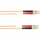 Black Box Colored Fiber OM2 50/125 Multimode Fiber Optic Patch Cable - LSZH - 49.21 ft Fiber Optic Network Cable for Network Device - First End: 2 x LC Male Network - Second End: 2 x LC Male Network - 1 Gbit/s - Patch Cable - LSZH, LSOH - 50/125 &micr