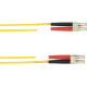 Black Box Colored Fiber OM2 50-Micron Multimode Fiber Optic Patch Cable - Duplex, LSZH - 82.02 ft Fiber Optic Network Cable for Network Device - First End: 2 x LC Male Network - Second End: 2 x LC Male Network - 1 Gbit/s - Patch Cable - 50/125 &micro;