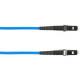 Black Box Fiber Optic Patch Network Cable - 3.20 ft Fiber Optic Network Cable for Network Device - First End: 1 x MT-RJ Male Network - Second End: 1 x MT-RJ Male Network - 10 Gbit/s - Patch Cable - LSZH - 62.5/125 &micro;m - Blue - TAA Compliant FOLZH
