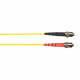 Black Box Colored Fiber OM1 62.5-Micron Multimode Fiber Optic Patch Cable - Duplex, LSZH - 6.56 ft Fiber Optic Network Cable for Network Device - First End: 2 x ST Male Network - Second End: 2 x LC Male Network - 10 Gbit/s - Patch Cable - LSZH - 62.5/125 
