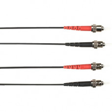 Black Box Colored Fiber OM1 62.5/125 Multimode Fiber Optic Patch Cable - LSZH - 6.56 ft Fiber Optic Network Cable for Network Device - First End: 2 x ST Male Network - Second End: 2 x ST Male Network - 10 Gbit/s - Patch Cable - LSZH - 62.5/125 &micro;