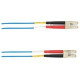 Black Box Colored Fiber OM1 62.5/125 Multimode Fiber Optic Patch Cable - LSZH - 9.84 ft Fiber Optic Network Cable for Network Device - First End: 2 x LC Male Network - Second End: 2 x LC Male Network - 10 Gbit/s - Patch Cable - LSZH, LSOH - 62.5/125 &