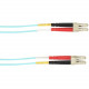 Black Box Colored Fiber OM4 50/125 Multimode Fiber Optic Patch Cable - LSZH - 82.02 ft Fiber Optic Network Cable for Network Device - First End: 2 x LC Male Network - Second End: 2 x LC Male Network - 10 Gbit/s - Patch Cable - LSZH - 50/125 &micro;m -