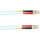 Black Box Colored Fiber OM4 50/125 Multimode Fiber Optic Patch Cable - LSZH - 98.43 ft Fiber Optic Network Cable for Network Device - First End: 2 x LC Male Network - Second End: 2 x LC Male Network - 10 Gbit/s - Patch Cable - LSZH - 50/125 &micro;m -
