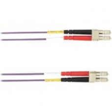 Black Box Colored Fiber OS2 9/125 Singlemode Fiber Optic Patch Cable - LSZH - 32.81 ft Fiber Optic Network Cable for Network Device - First End: 2 x LC Male Network - Second End: 2 x LC Male Network - 1 Gbit/s - Patch Cable - LSZH, LSOH - 9/125 &micro