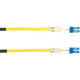 Black Box Single-Mode Value Line Patch Cable, LC-LC, 1-m (3.2-ft.) - 3.28 ft Fiber Optic Network Cable for Network Device - First End: 2 x LC Male Network - Second End: 2 x LC Male Network - Patch Cable - 9/125 &micro;m - Yellow - RoHS, TAA Compliance