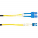 Black Box Single-Mode Value Line Patch Cable, SC-LC, 5-m (16.4-ft.) - 16.40 ft Fiber Optic Network Cable for Network Device - First End: 2 x SC Male Network - Second End: 2 x LC Male Network - Patch Cable - Yellow - RoHS Compliance FOSM-005M-SCLC