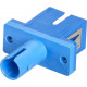 Black Box Fiber Optic Adapter - Singlemode, Simplex - 1 x ST Female Network - 1 x SC Female Network - TAA Compliant - TAA Compliance FOT113
