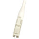 Black Box Ceramic Fiber Optic Connector - 127-micron, Multimode, Simplex, LC, 0.9-mm Boot - 1 x LC Male - TAA Compliant FOT221
