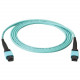 Black Box Fiber Optic Network Cable - 32.81 ft Fiber Optic Network Cable for Network Device - First End: 1 x MPO Network - Second End: 1 x MPO Network - 50 &micro;m FOTC20M3-MP-12AQ-10
