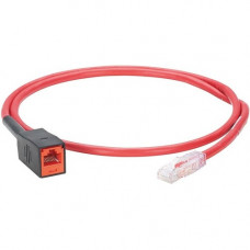 Panduit  PanNet Test Cord - 3.28 ft Category 6a Network Cable for Security Camera, Motion Sensor, Audio/Video Device, Network Device, Wireless Access Point - First End: 1 x RJ-45 Male Network - Second End: 1 x RJ-45 Female Network - CM - 26 AWG - Red - 1 