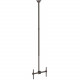 Startech.Com Ceiling TV Mount - 8.2&#39;&#39; to 9.8&#39;&#39; Long Pole - 32 to 75" TVs with a weight capacity of up to 110 lb. (50 kg) - Telescopic pole can extend from 8.2 to 9.8&#39;&#39; (2.5 to 3 m) - Ceiling mount swive