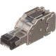 Panduit Shielded Field Term Plug - 1 Pack - 1 x RJ-45 Male - Silver FPS6X88MTG