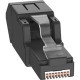 Panduit TX6A Category 6A UTP Field Term RJ45 Plug - 1 Pack - 1 x RJ-45 Male - Black - TAA Compliance FPUD6X88MTG