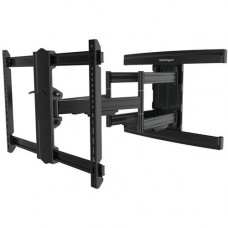 Startech.Com TV Wall Mount - Full Motion Articulating Arm - Up to 100 in. TV - Mount a large-screen VESA mount display up to 100" with max weight of 165 lb. / 75 kg (fits curved TVs, with compatible VESA mount) - With a smooth and effortless motion, 