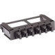 Panduit QuickNet FQMAP65BL Network Patch Panel - 6 Port(s) - Black - TAA Compliance FQMAP65BL