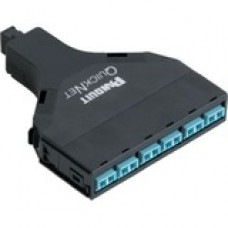 Panduit Fiber Optic Duplex Network Adapter - 1 Pack - 2 x LC Male Network - MTP Network - TAA Compliance FQXO-12-10B1